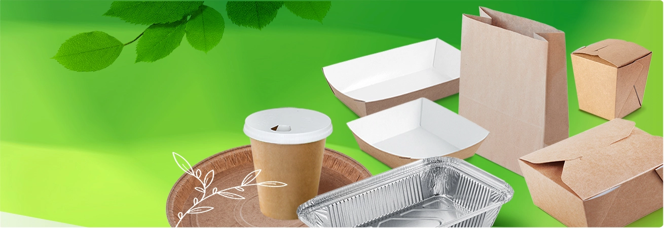 Экологическая одноразовая посуда и упаковка от производителя