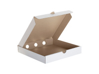  Коробка для пиццы 300х300х40 мм, белая