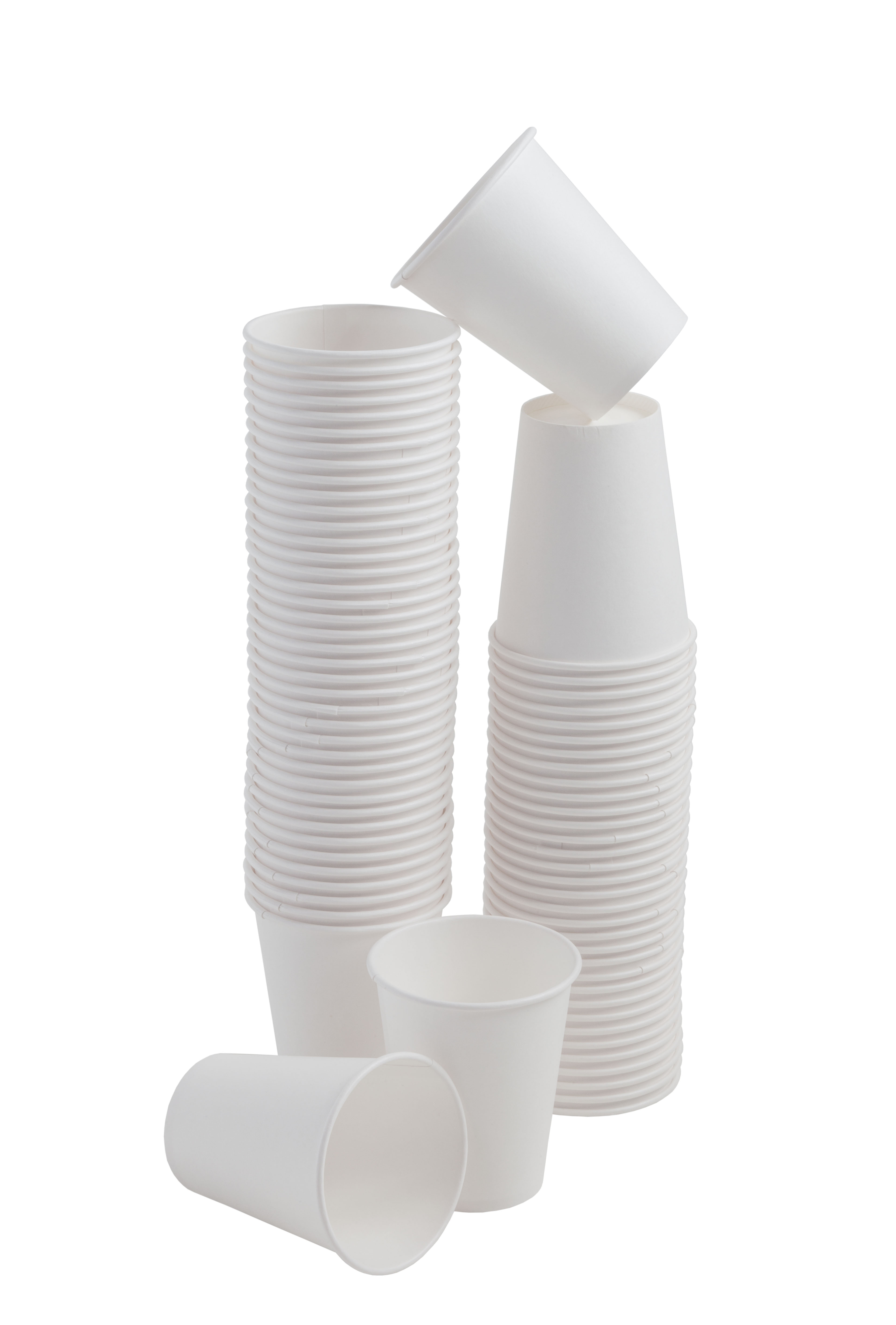 Стакан бумажный одноразовый белый "Легкий" (лайт) 250 мл